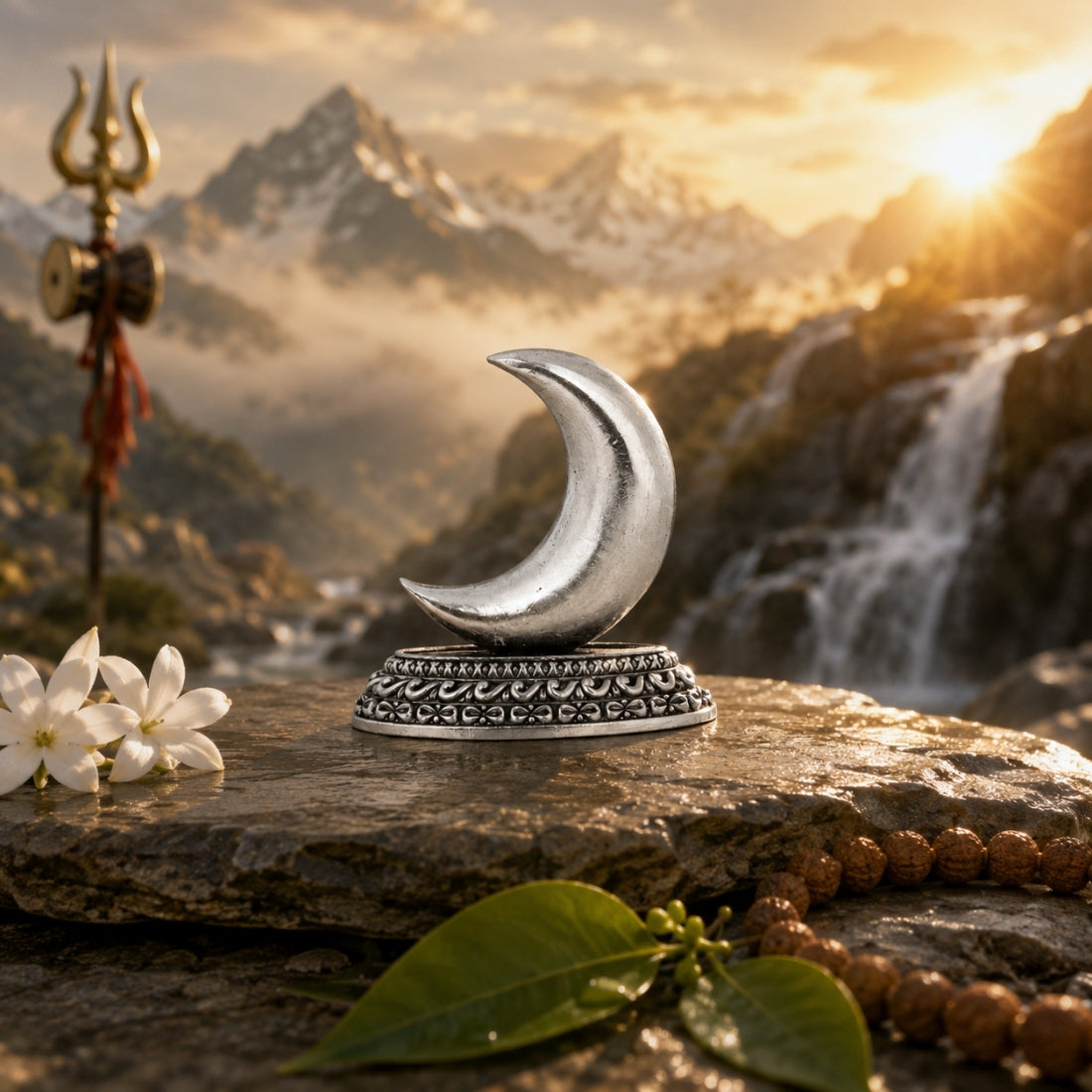The Someshwara Chandrakala 925 Silver Idol