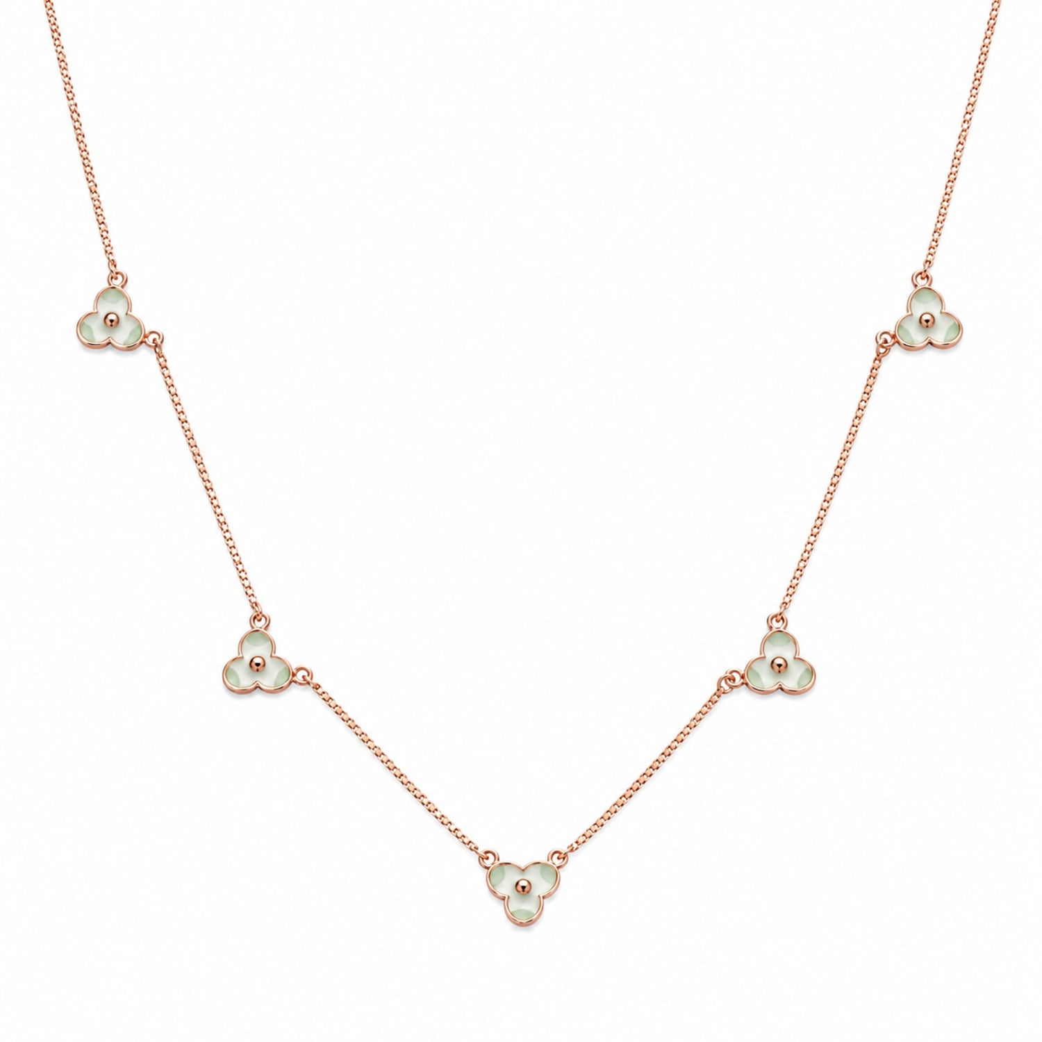 Tri-Petal Aura 925 Silver Chain