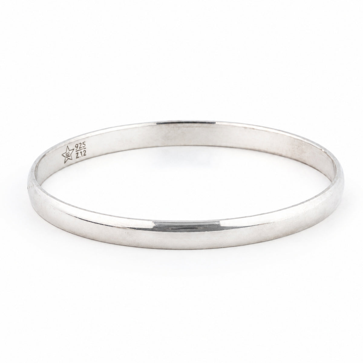 Vanguard Domed 925 Sterling Silver Kada