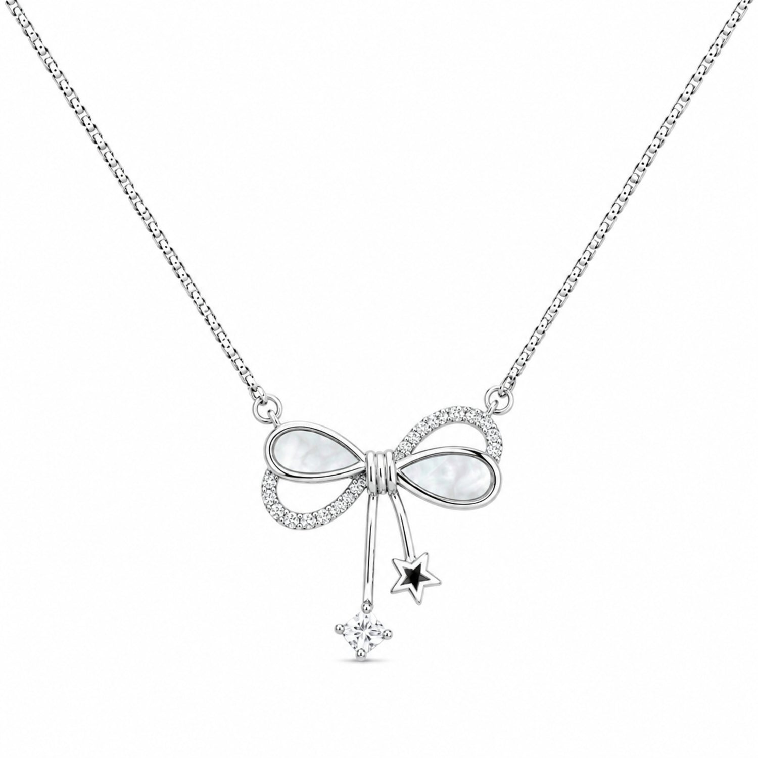 Midnight Coquette 925 Silver Choker