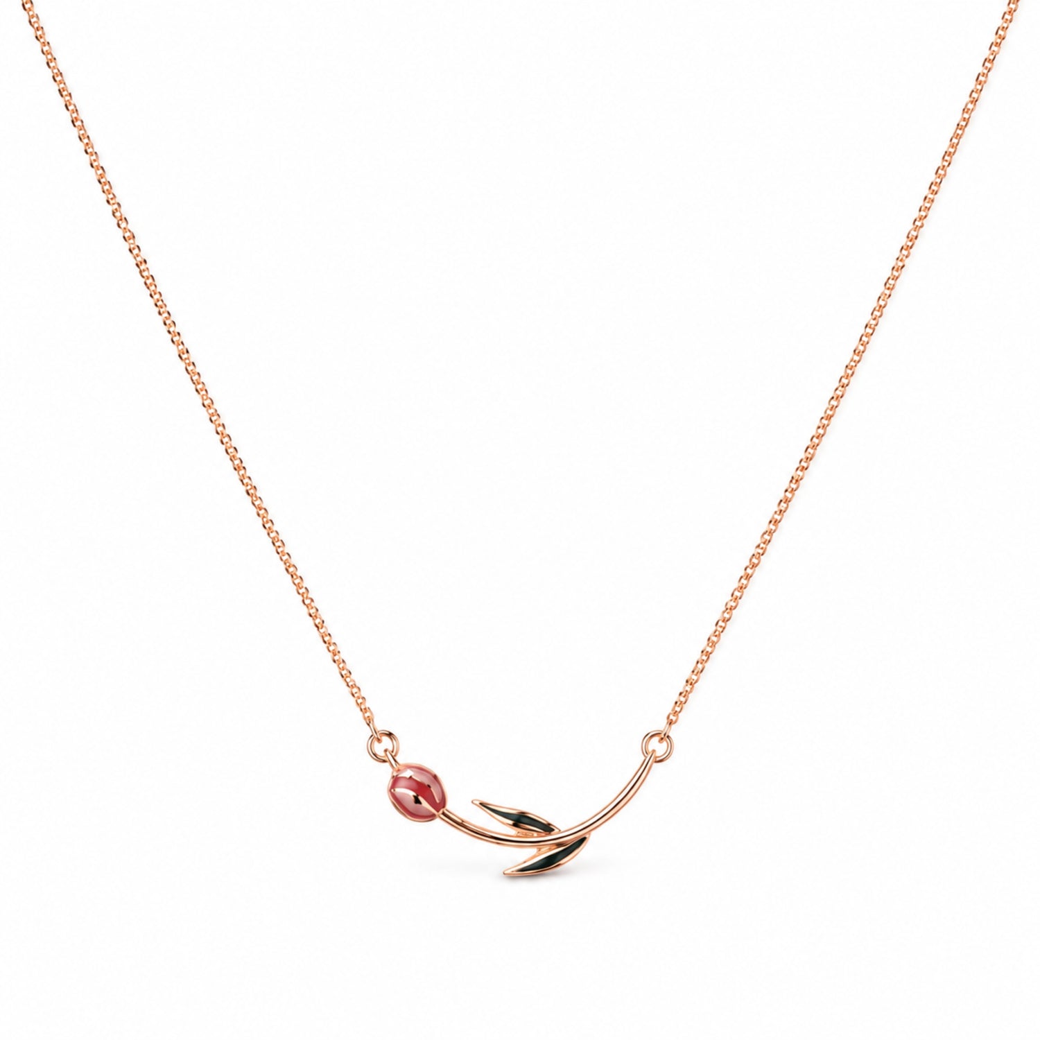 Blushing Tulip 925 Silver Chain