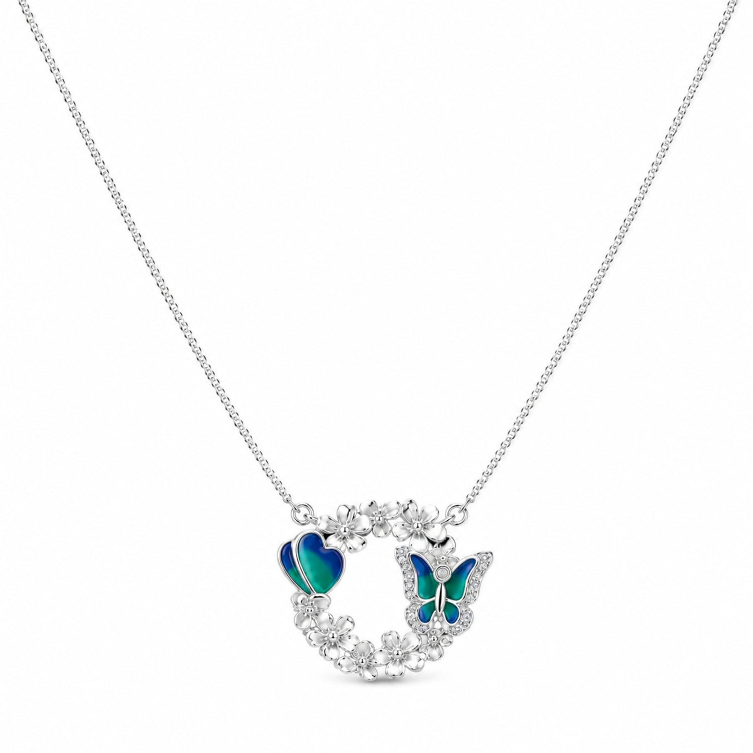 Cerulean Monarch 925 Silver Chain