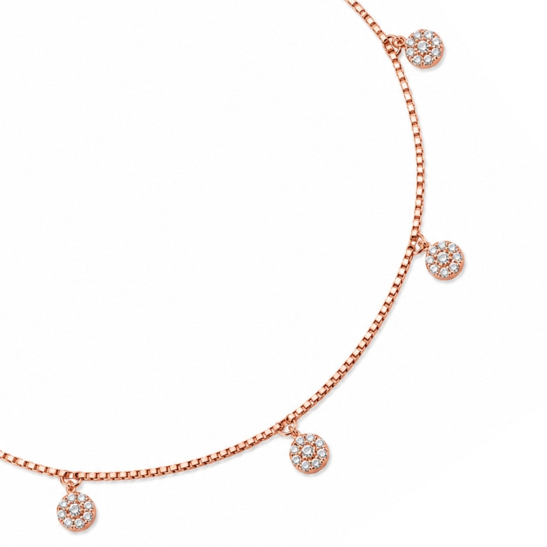 Sparkling Disc 925 Sterling Silver Payal