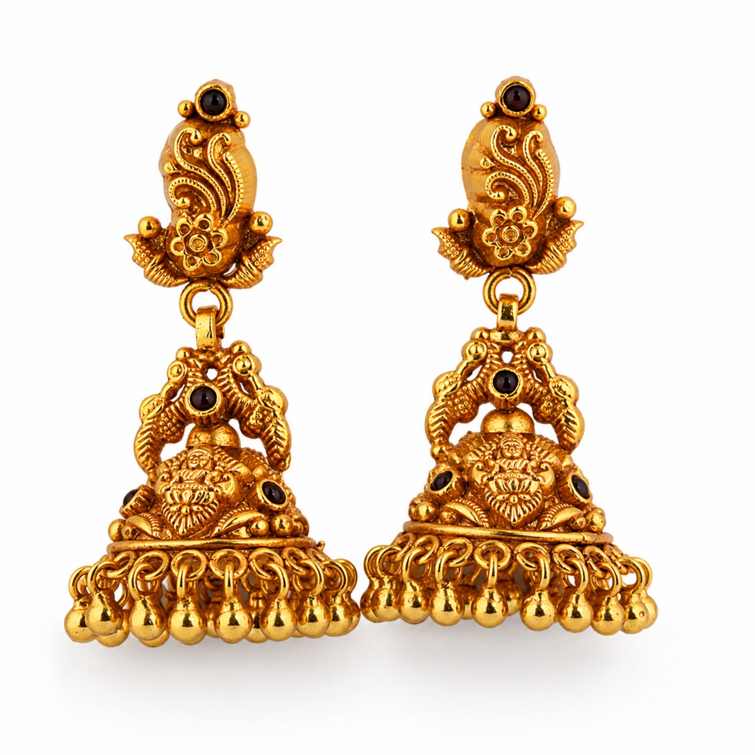 The Mayuri Paisley Antique Gold Plated 925 Silver