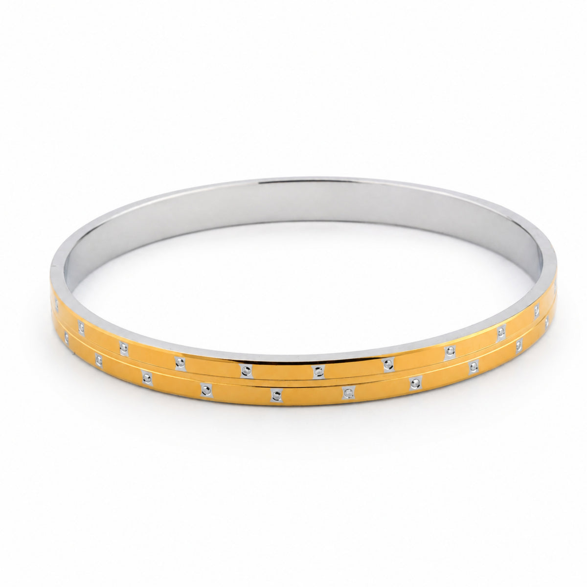 Vanguard Dual-Rail Silver & Gold Constellation Kada