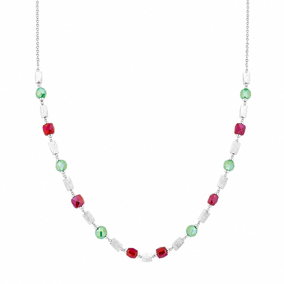 The Berry Fusion Silver Layering Chain