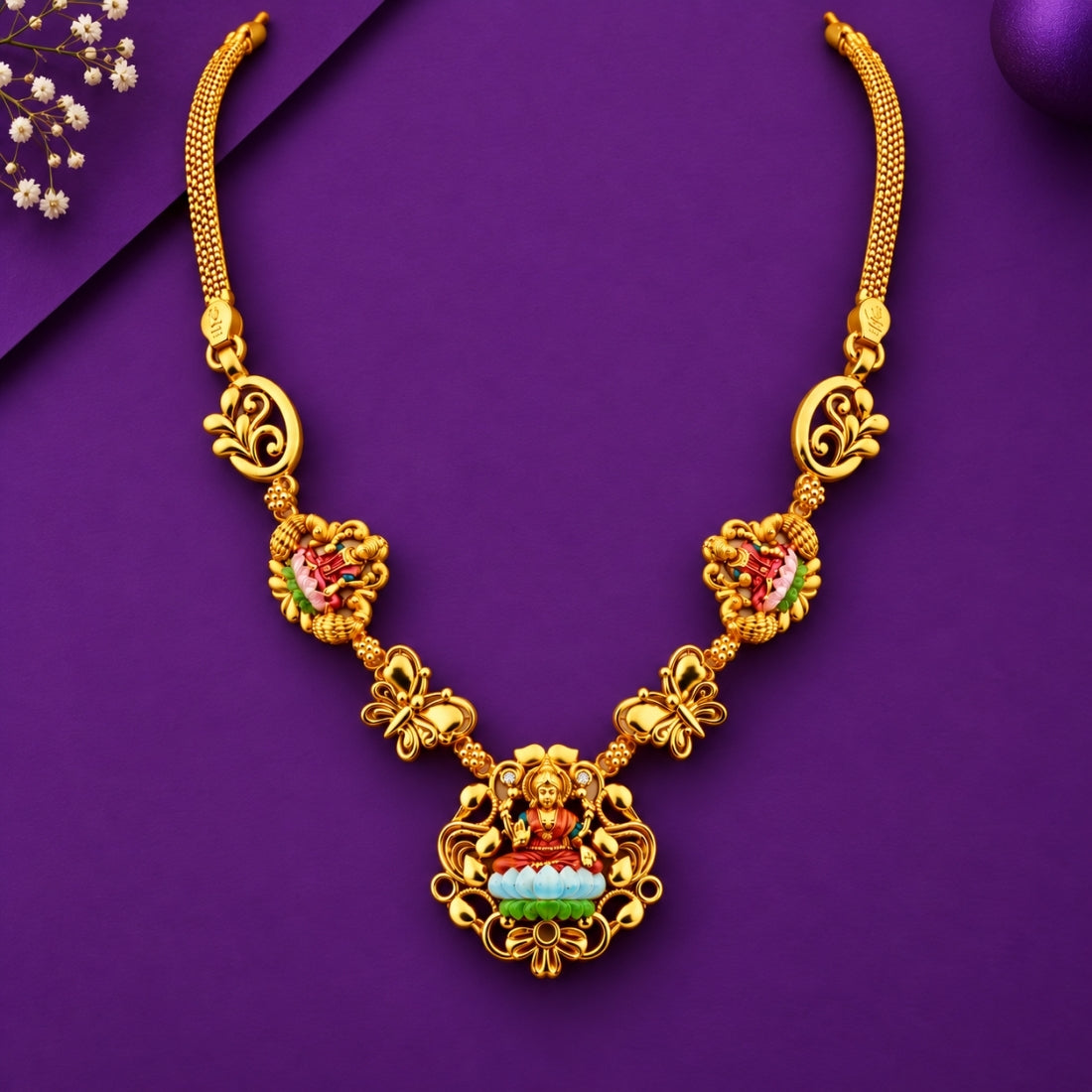 The Ashta Lakshmi Meadow 925 Silver Necklace