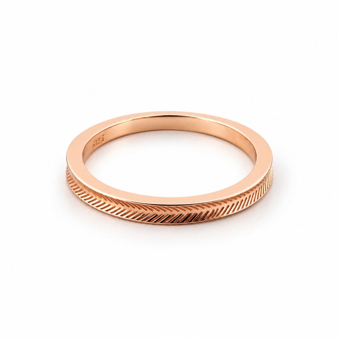 Imperial Linear Diagonal 925 Silver Ring