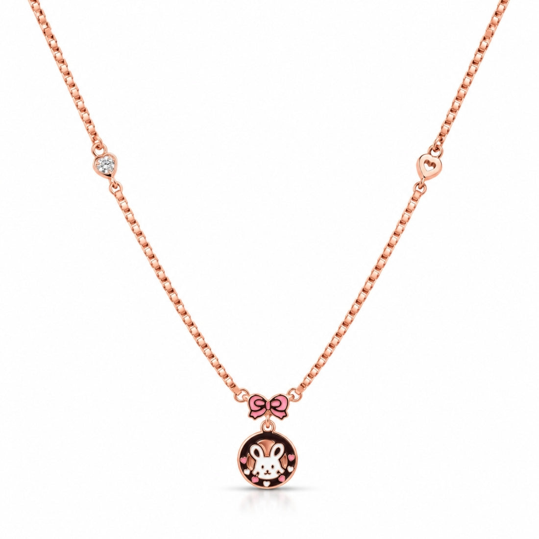 Enchanted Bunny Bow Necklace