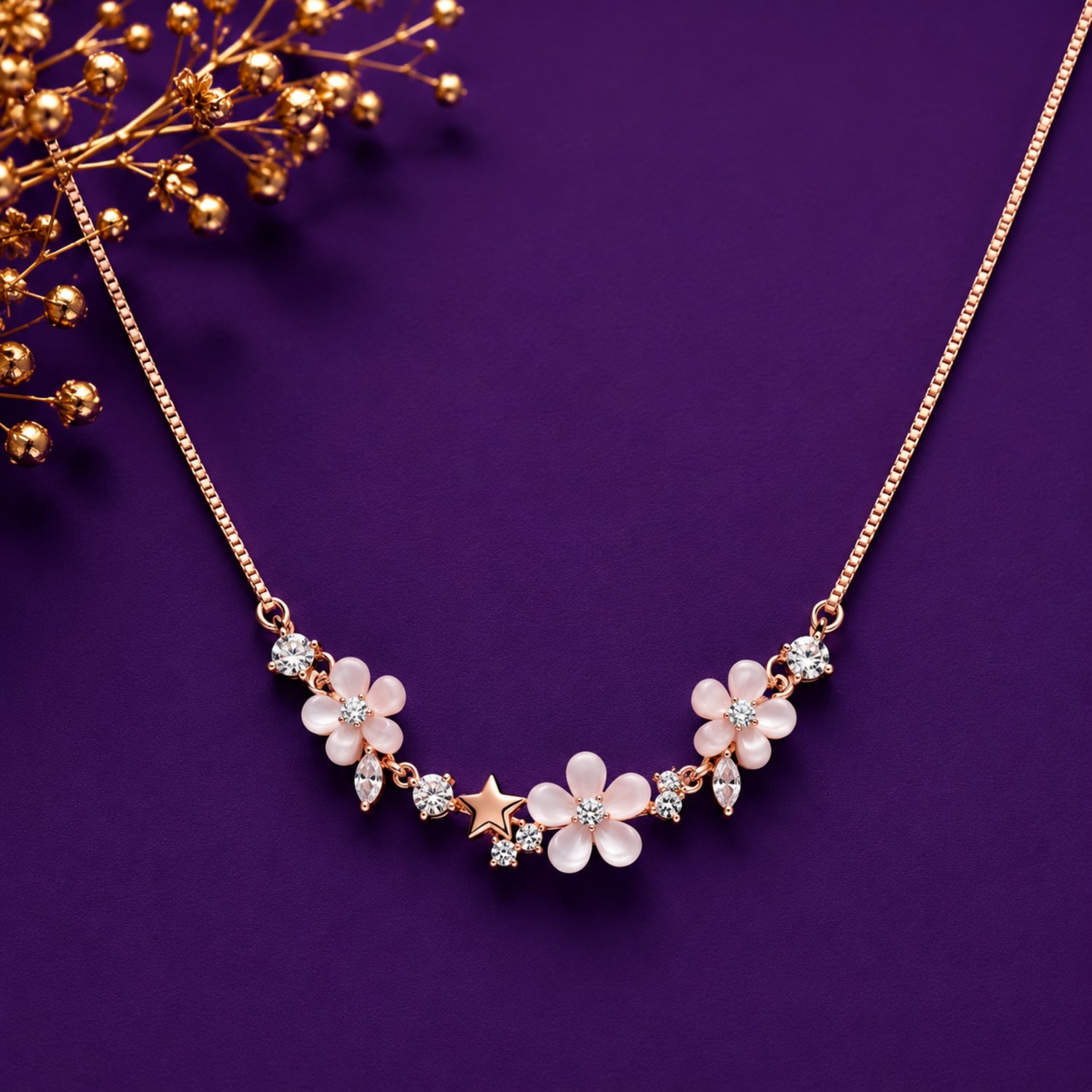 Rosewood Twilight Botanical Chain