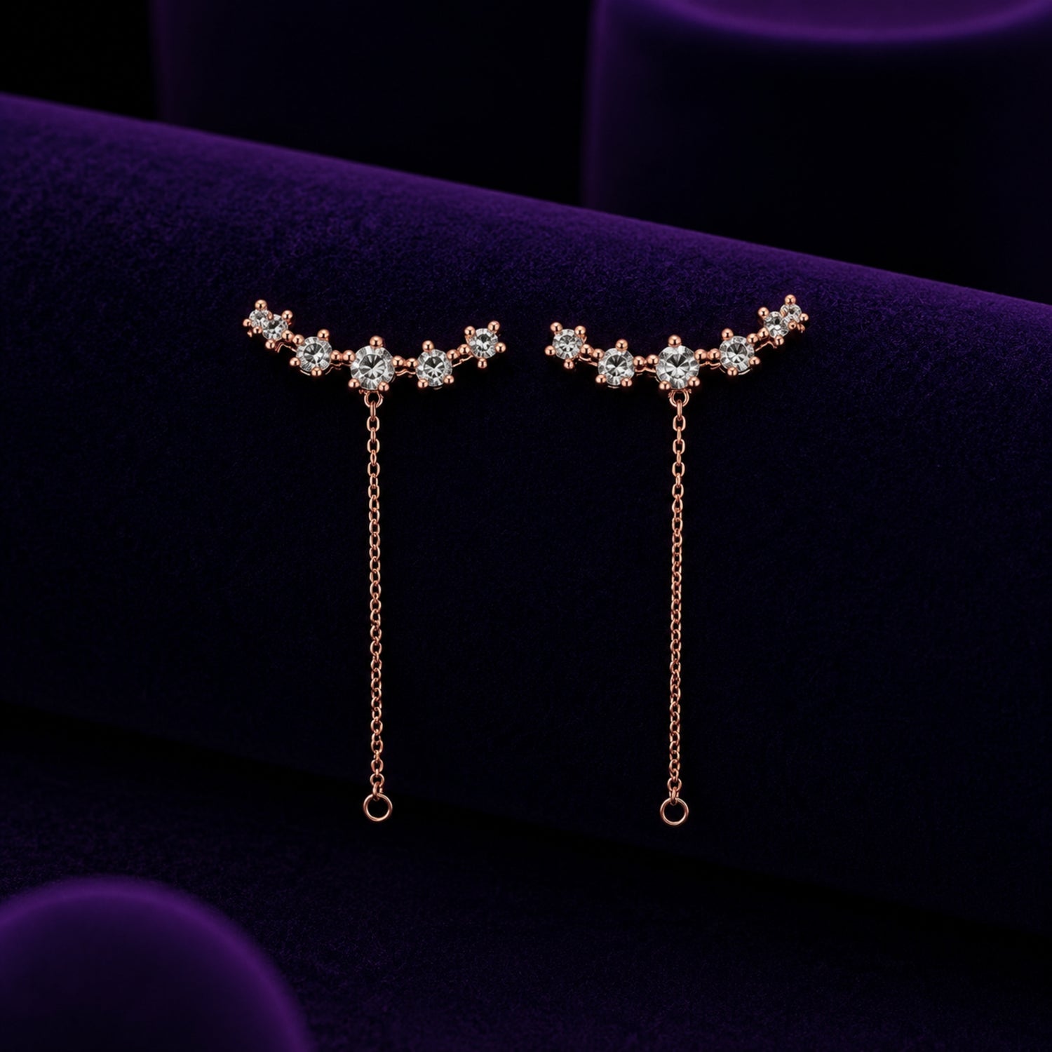 Stellar Cascade Constellation 925 silver Studs