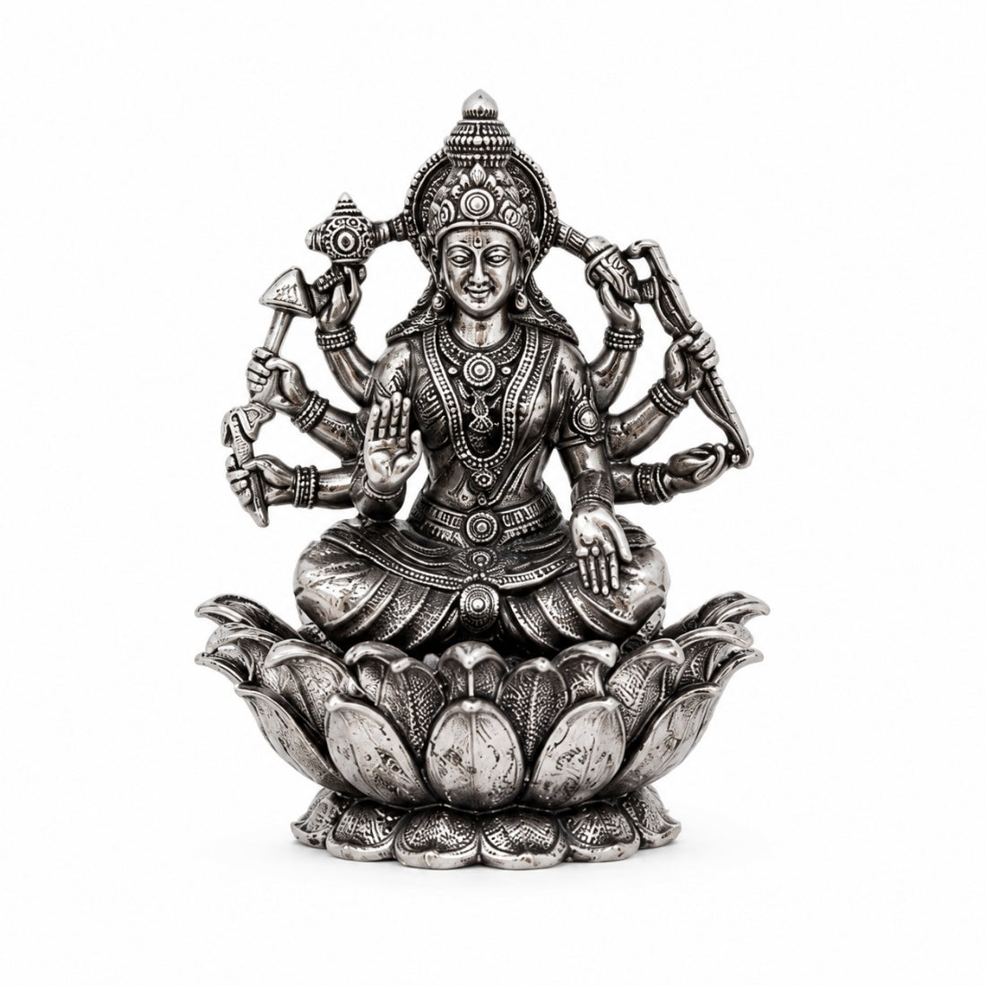 The Sanatana Durga Mahashakti 925 Silver Idol