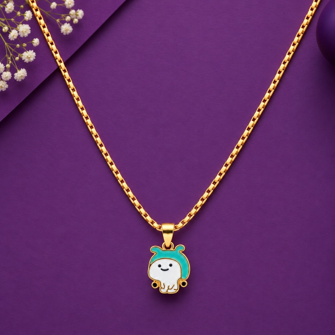 Little Kawaii Bear 925 Silver Necklace