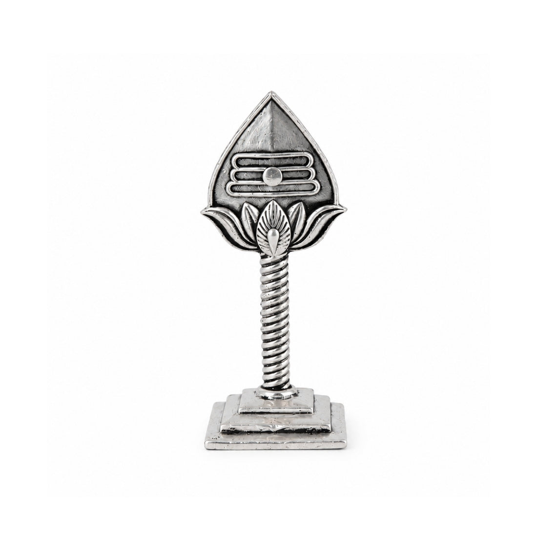 Sacred Lord Murugan Tripundra Vel 925 Silver Idol