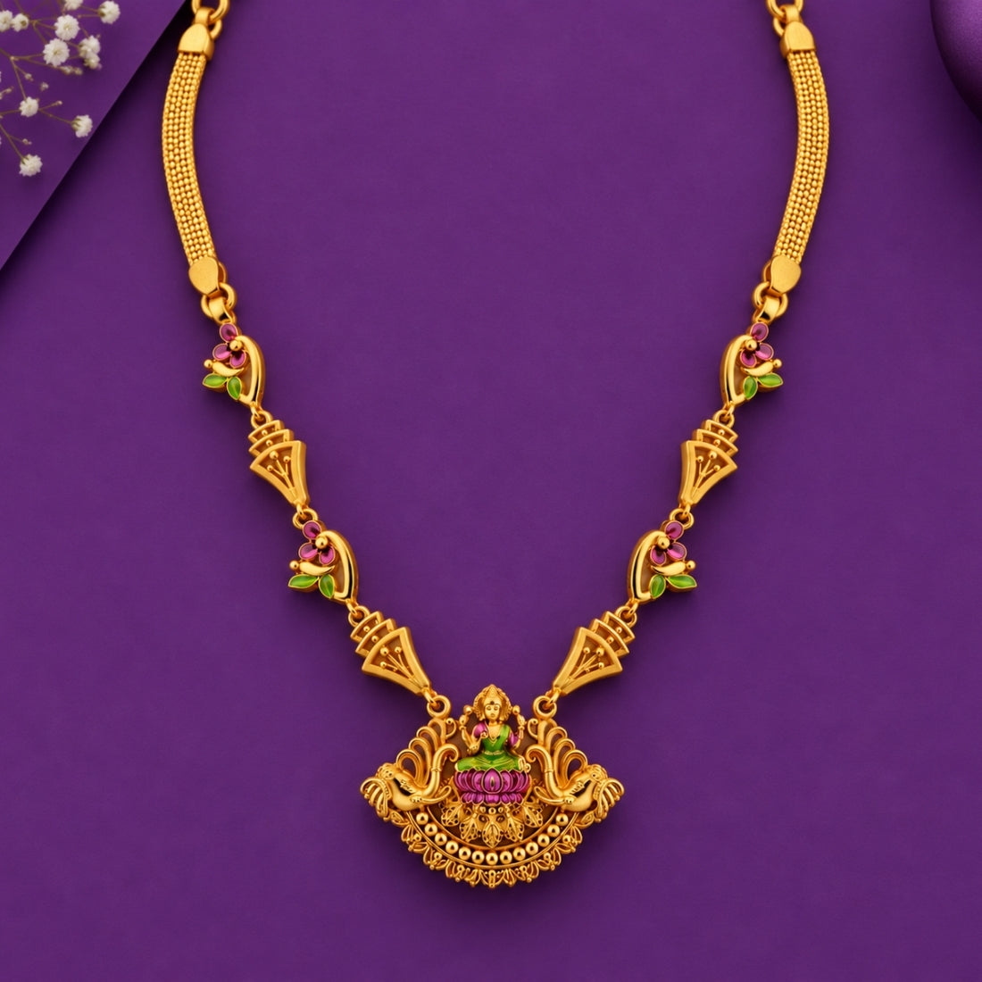 The Lakshmi Kalyani Temple Arch Necklace