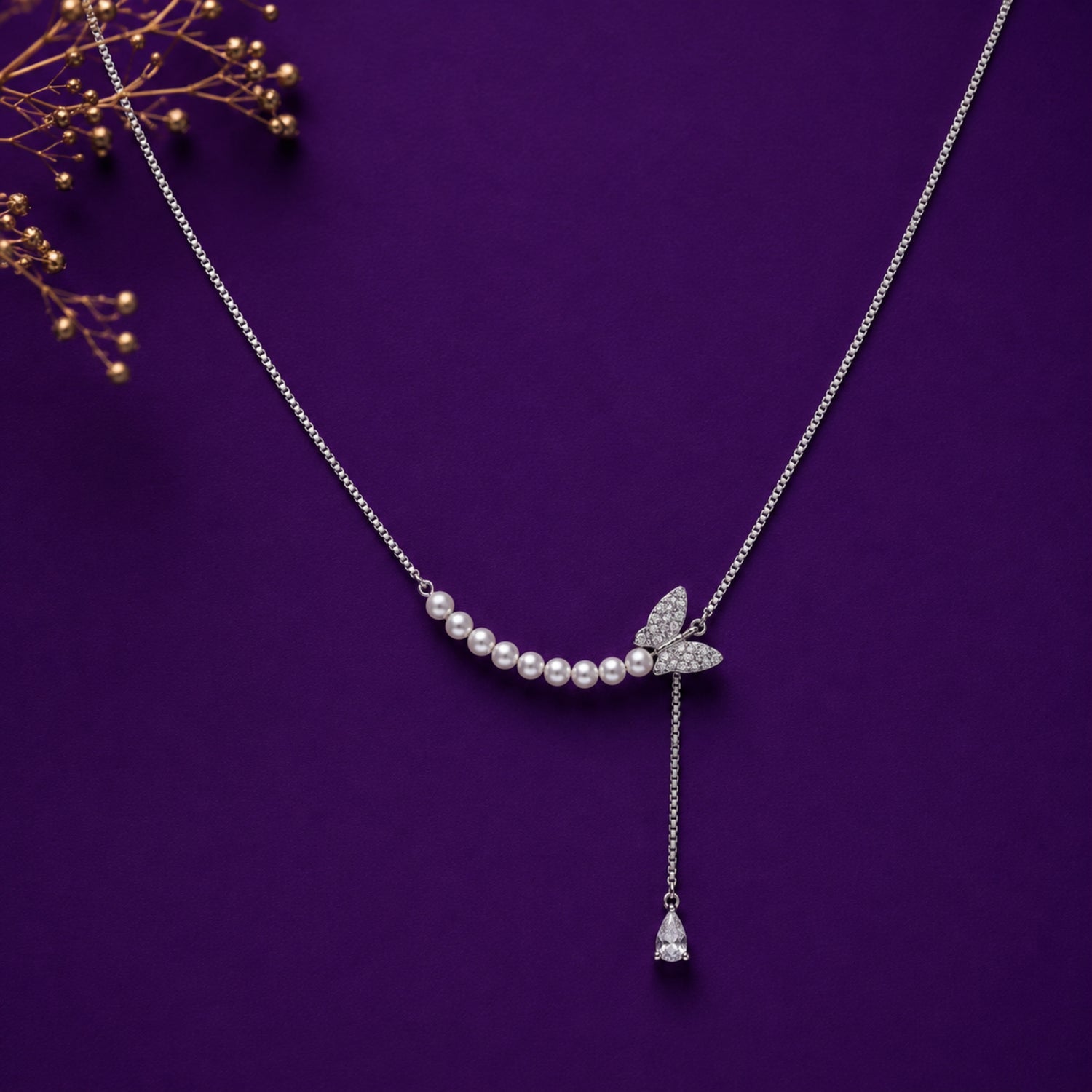 Mariposa Symphony 925 Silver Lariat