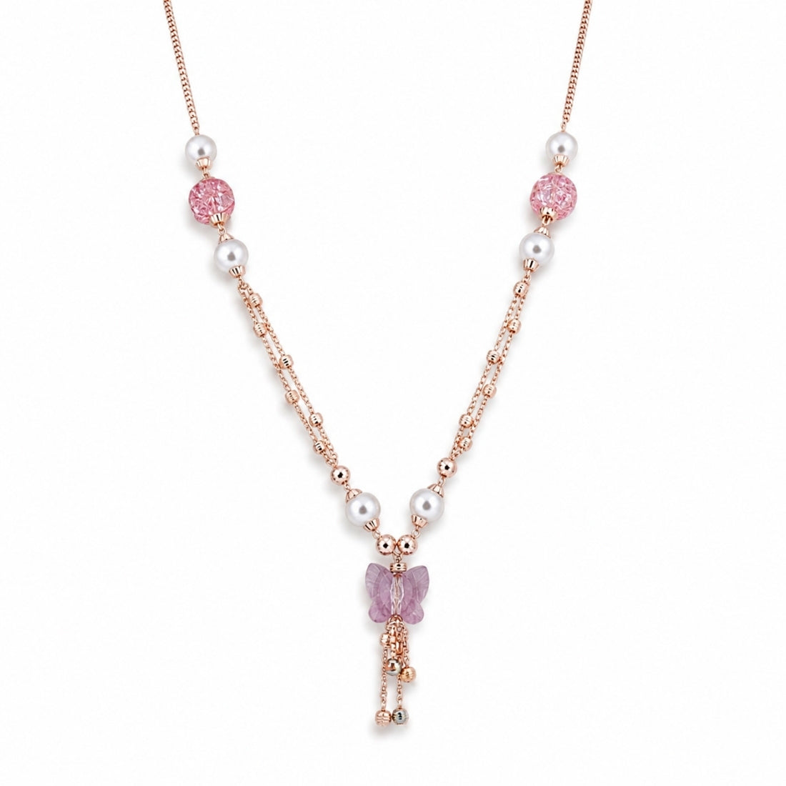 The Mariposa Dream Pearl & Butterfly Chain