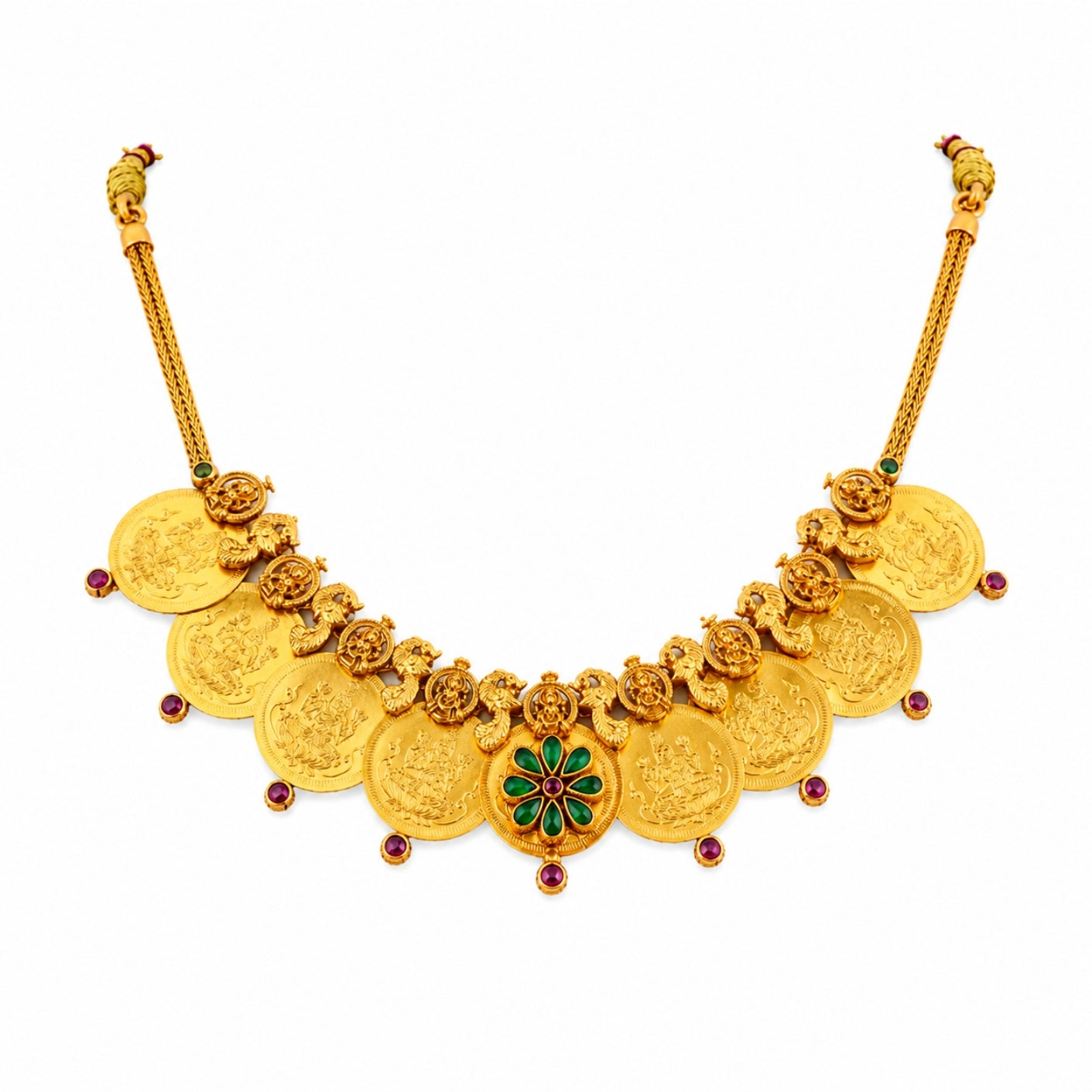 The Ashta Lakshmi Kasu Mala 925 Silver Choker