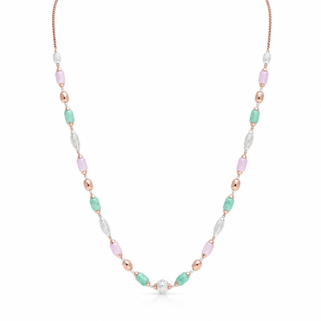 Aura Pastel Butterfly Layered Station Chain