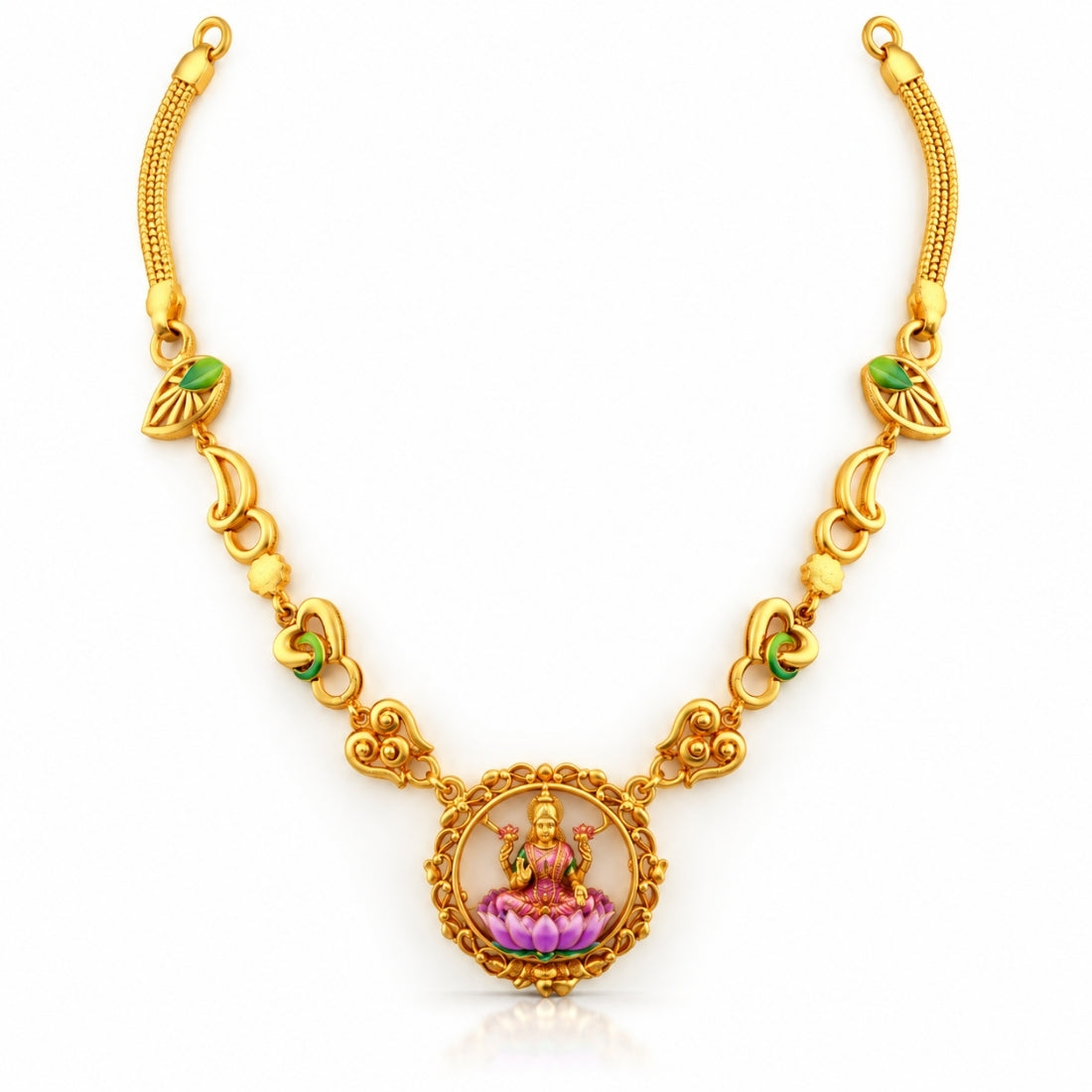 The Sacred Bloom & Heart Garland Necklace