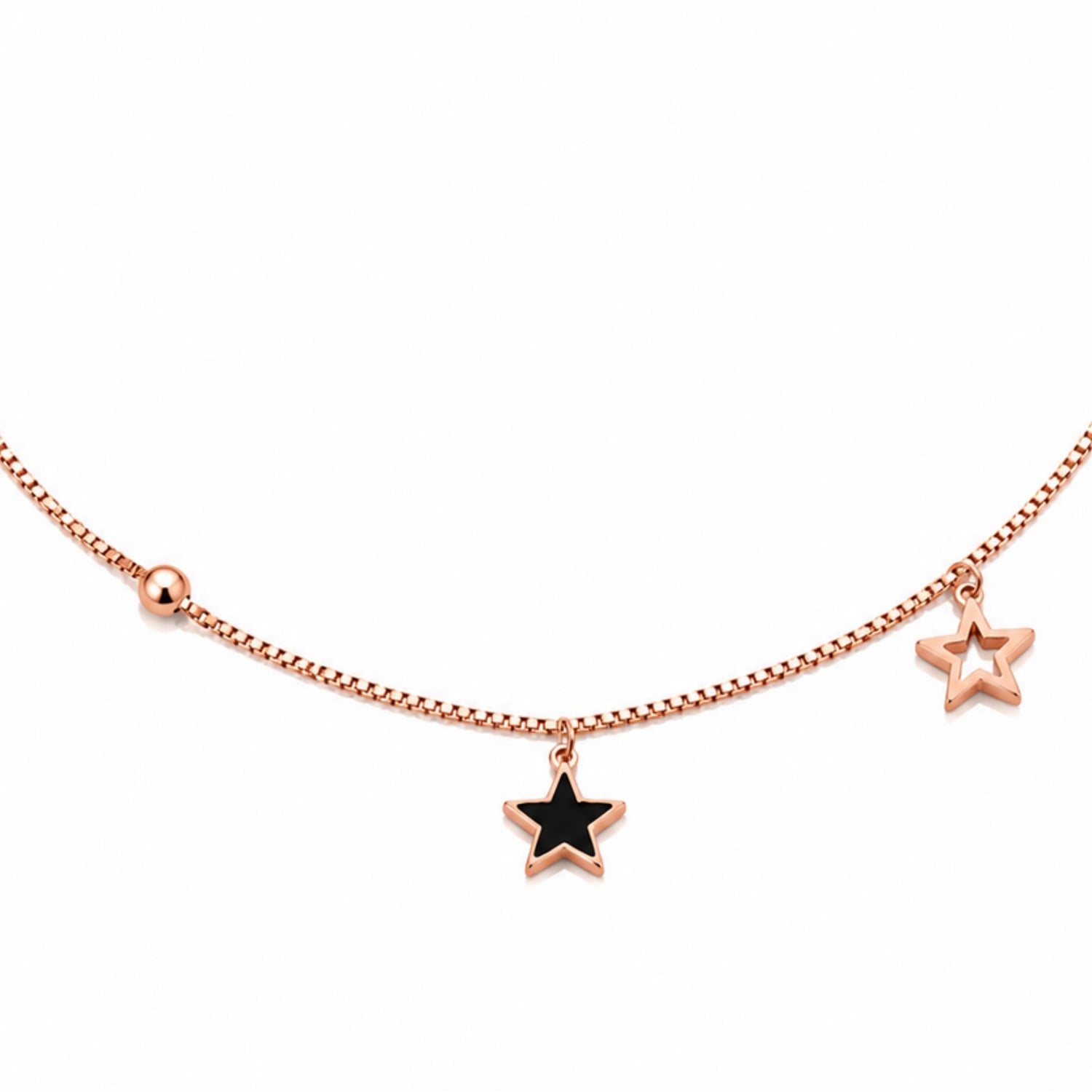 Celestial Constellation Seven Stars 925 Silver Anklet