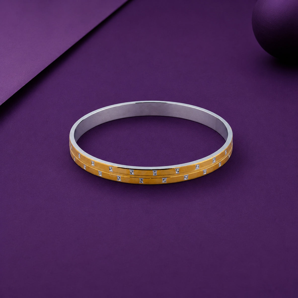 Vanguard Dual-Rail Silver & Gold Constellation Kada