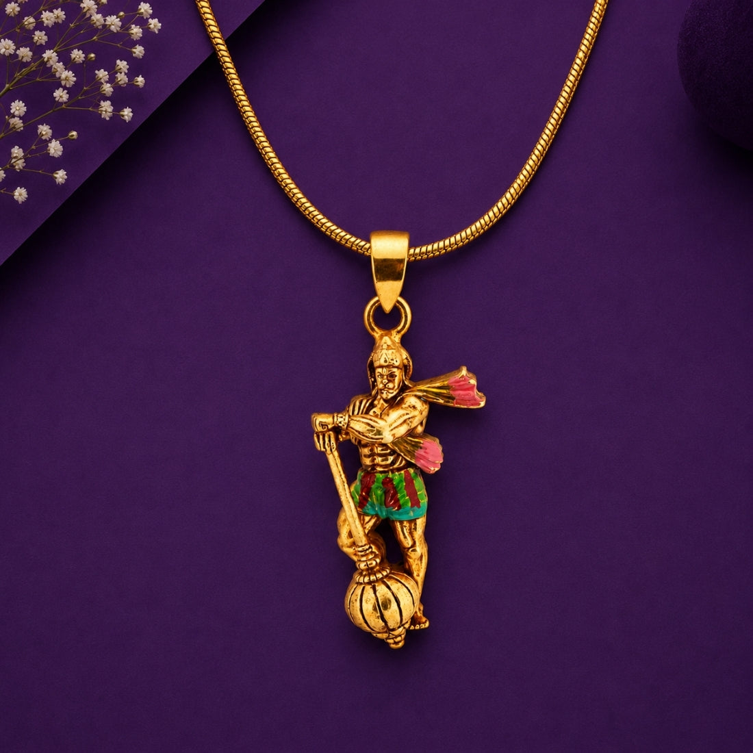 The Veera Hanuman Gada Pendant