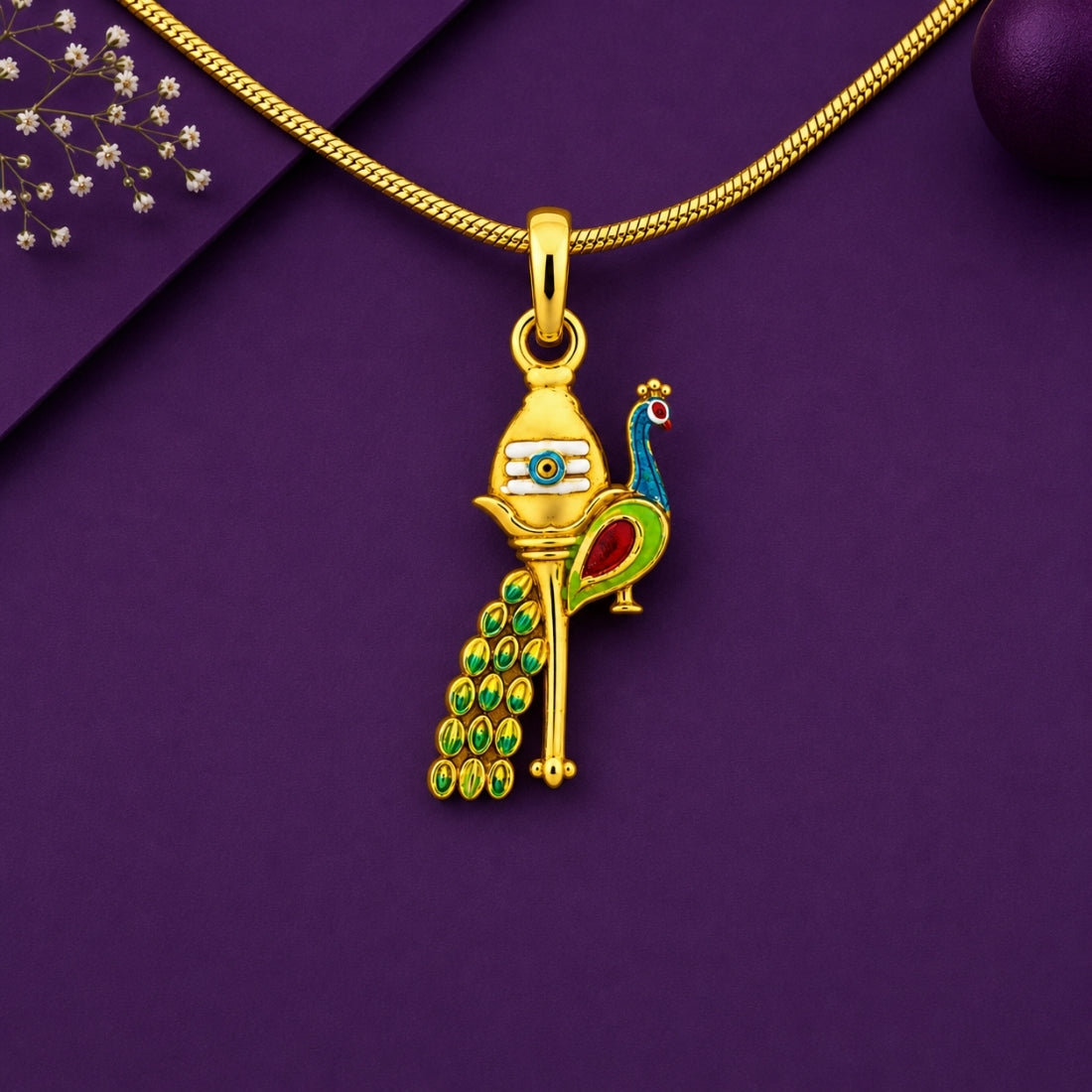 The Sacred Vel Mayil Protection Pendant