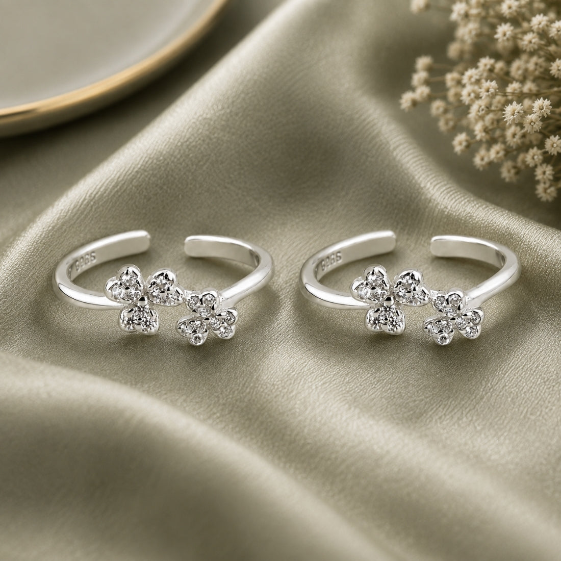 Crystal Encrusted Interlocking Puzzle Bichiya Set