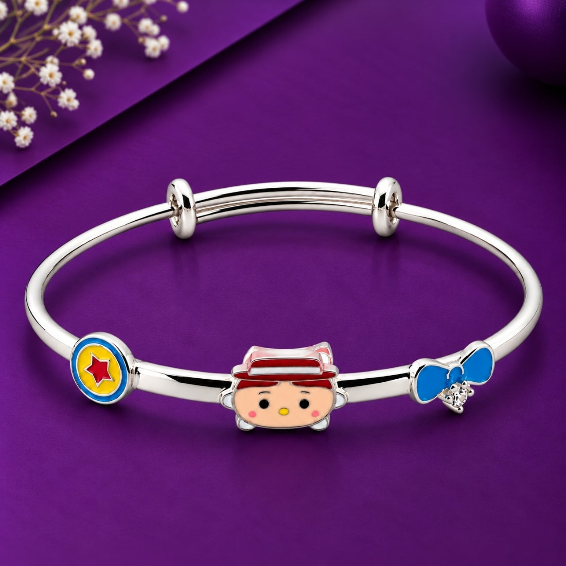 The Little Cowboy Adventure Enamel 925 Silver Kada set