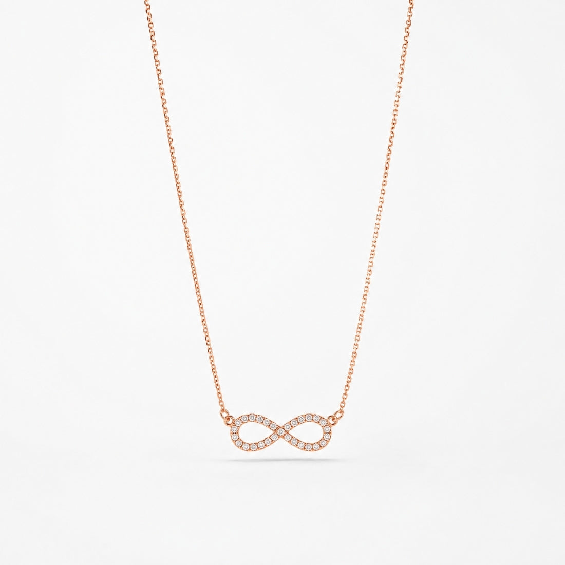Endless Sparkle Infinity Pendant Chain