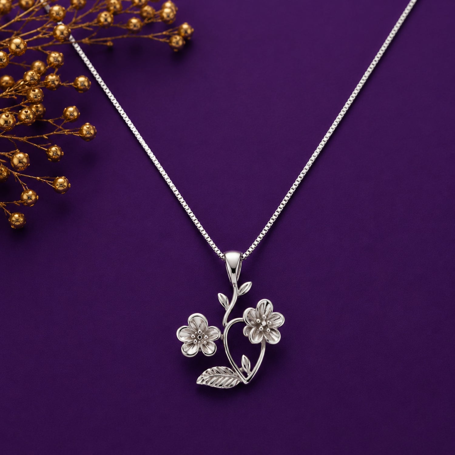 Flora Symphony 925 Silver Chain