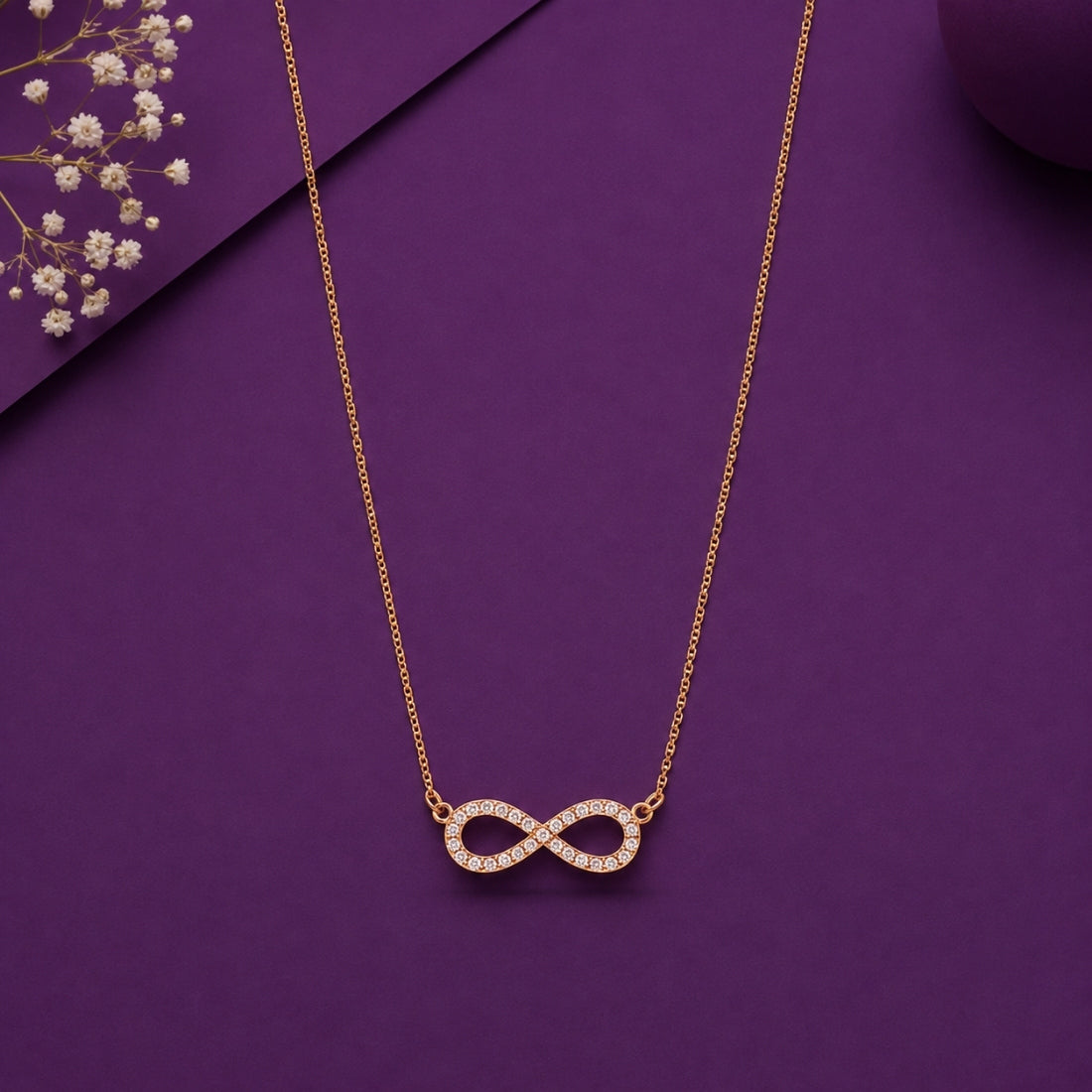 Endless Sparkle Infinity Pendant Chain