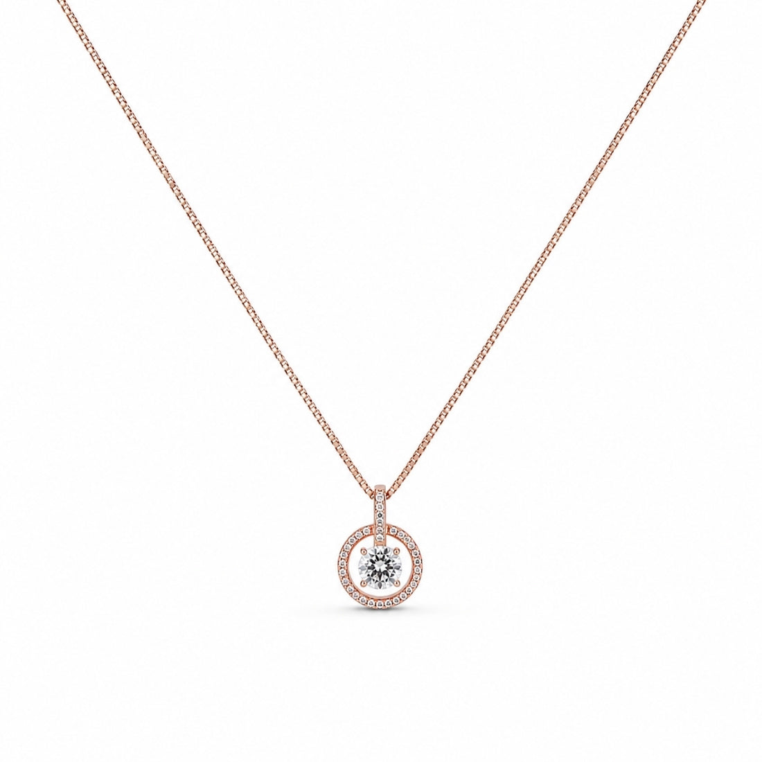 Radiant Orbit Circle 925 Silver Chain