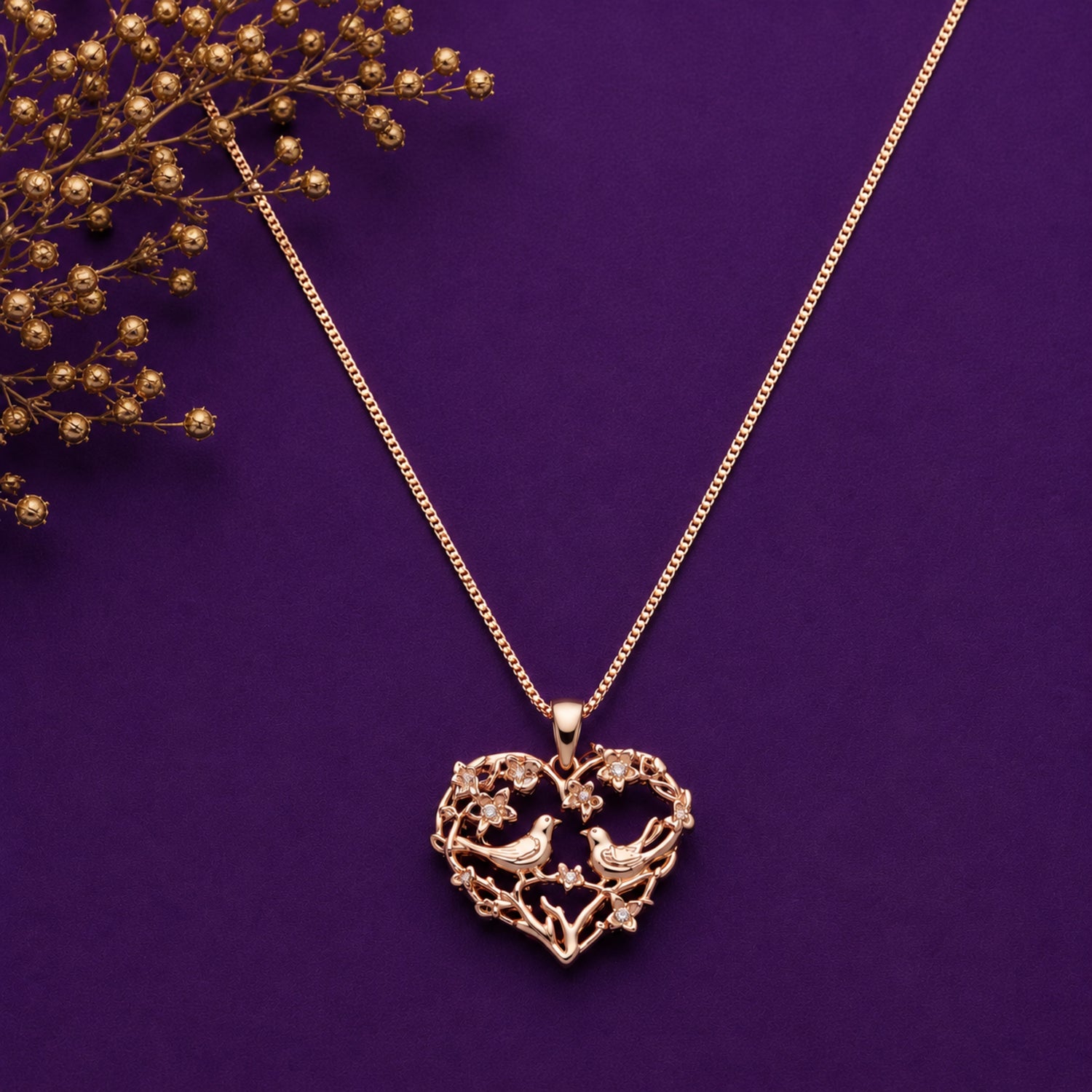 Aura Devotion 925 Silver Rose Gold Chain