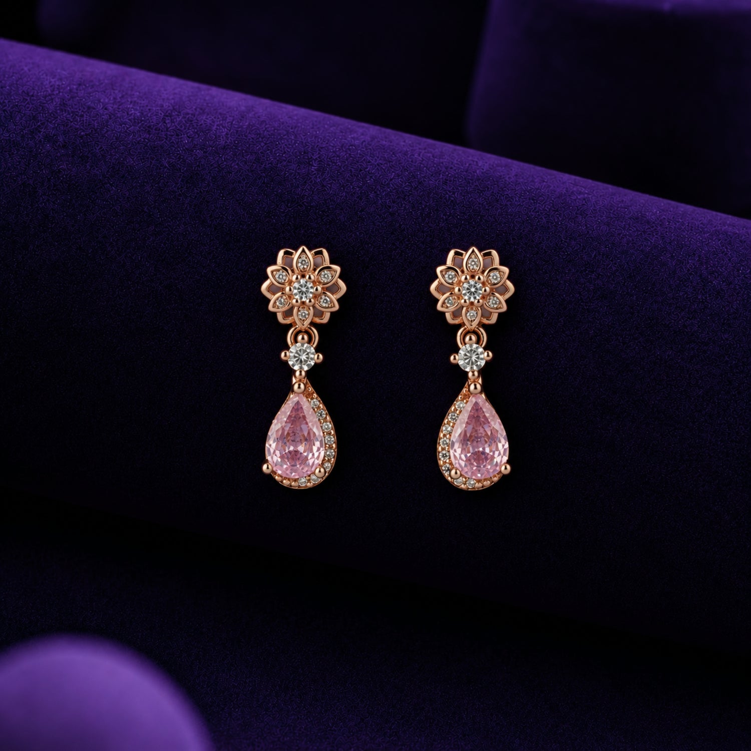 Blossom Drop Blush 925 silver Studs