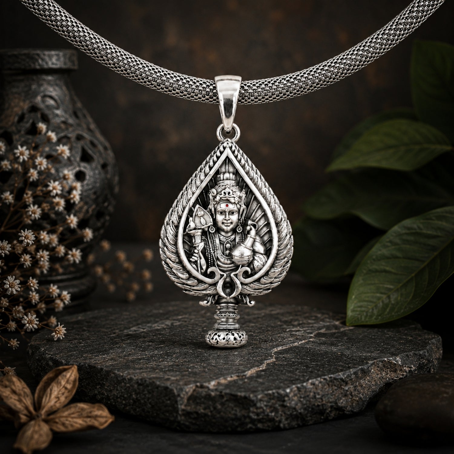 The Lord Murugan Vel Heritage Pendant