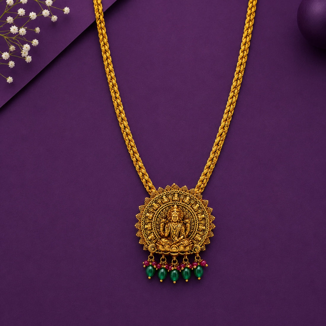 The Lakshmi Mandala Heritage Pendant Necklace