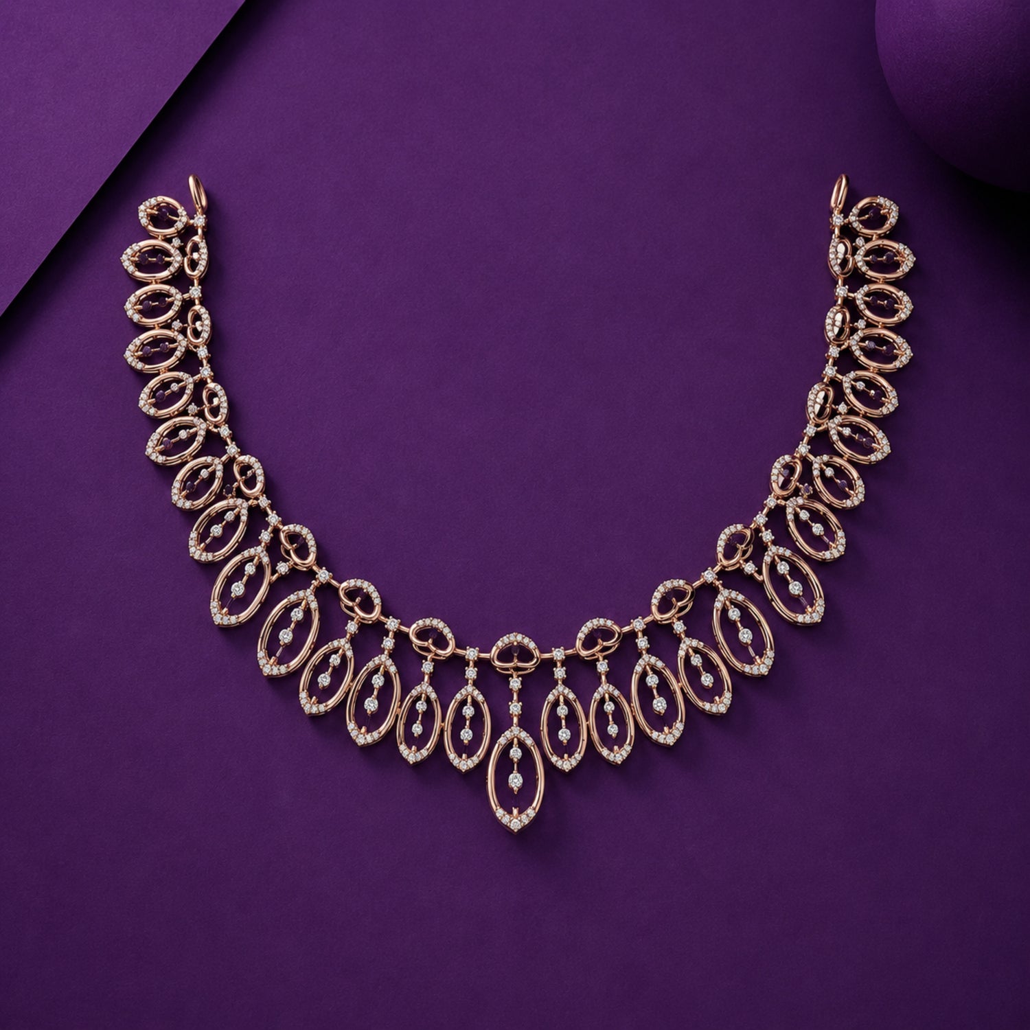 The "Aura of Royalty" Imperial Diamond-Finish Choker