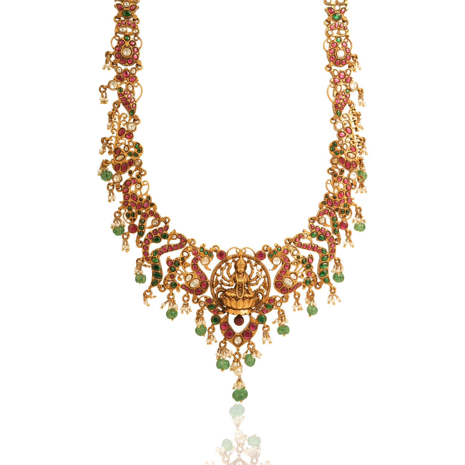 Lakshmi Open Crest Gold Haram