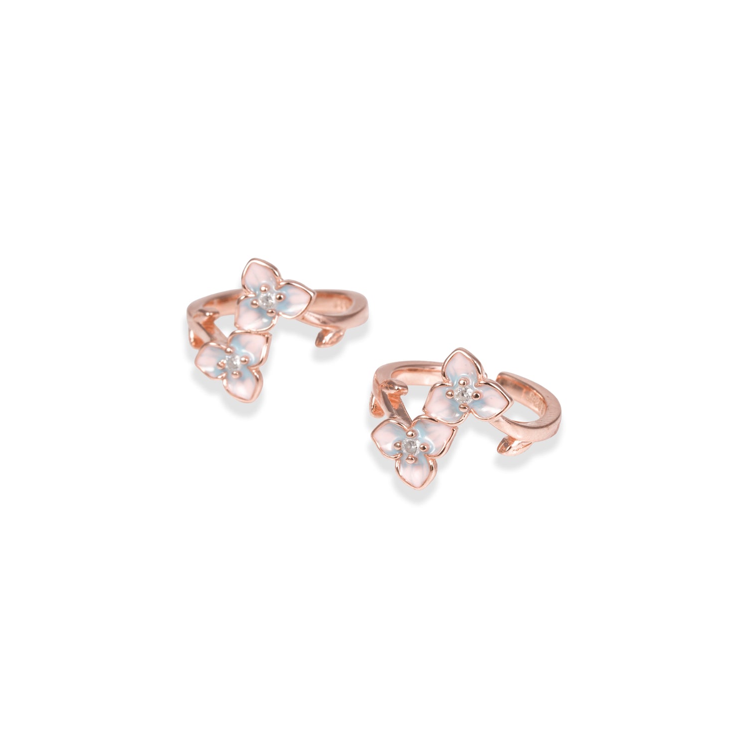 Blossoming Hydrangea Rose Gold Adjustable Toe Ring – 1010-00011