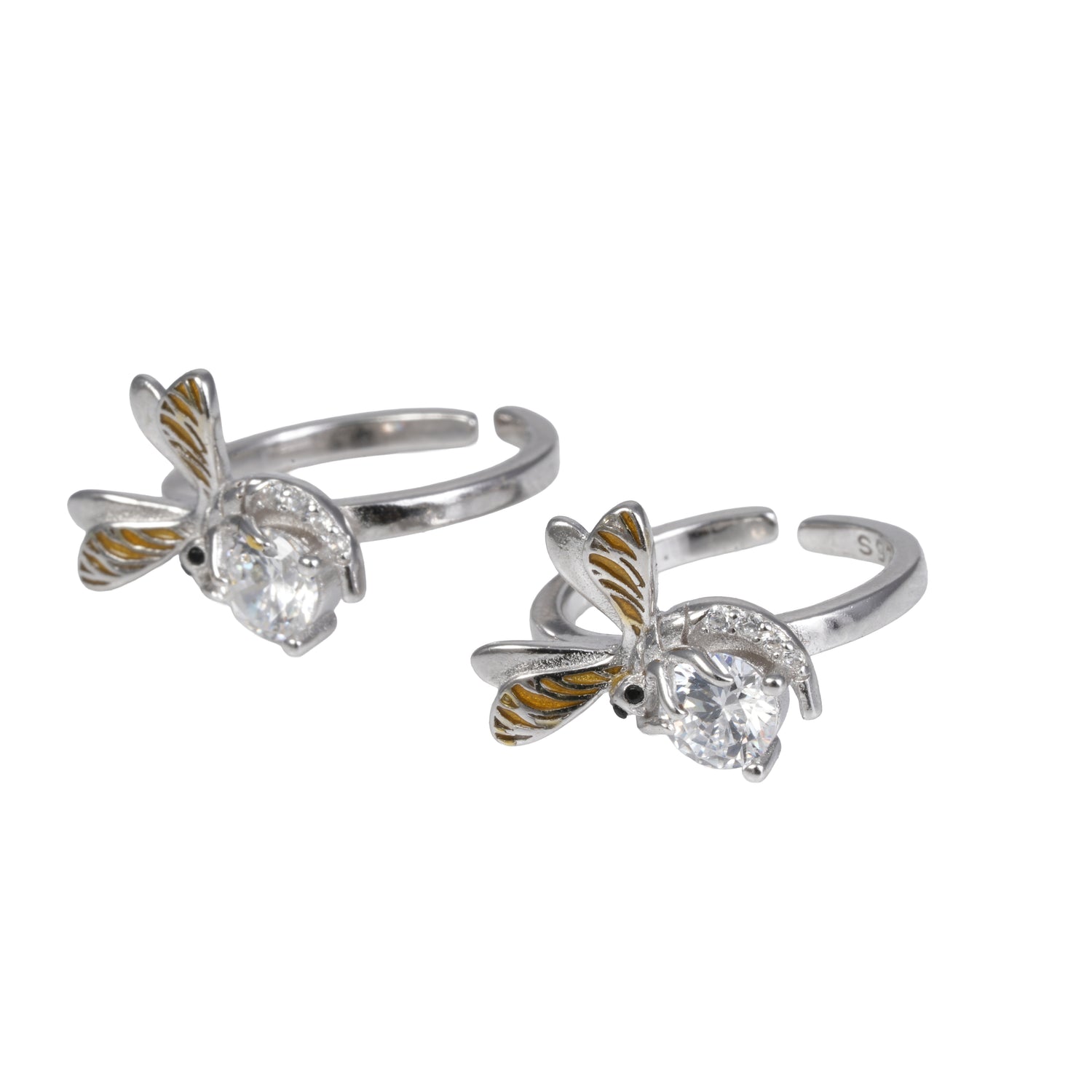 Queen Bee Sterling Silver Adjustable Toe Ring 1010-00002