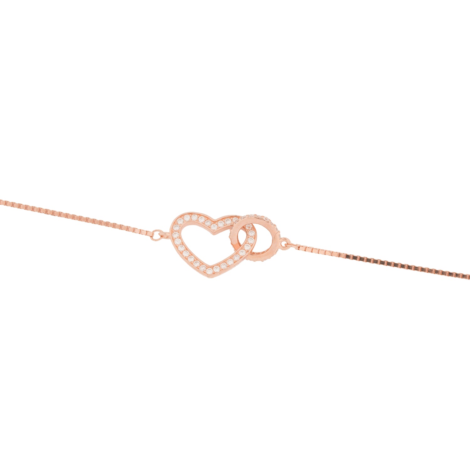 Linked Heart Whisper Bracelet
