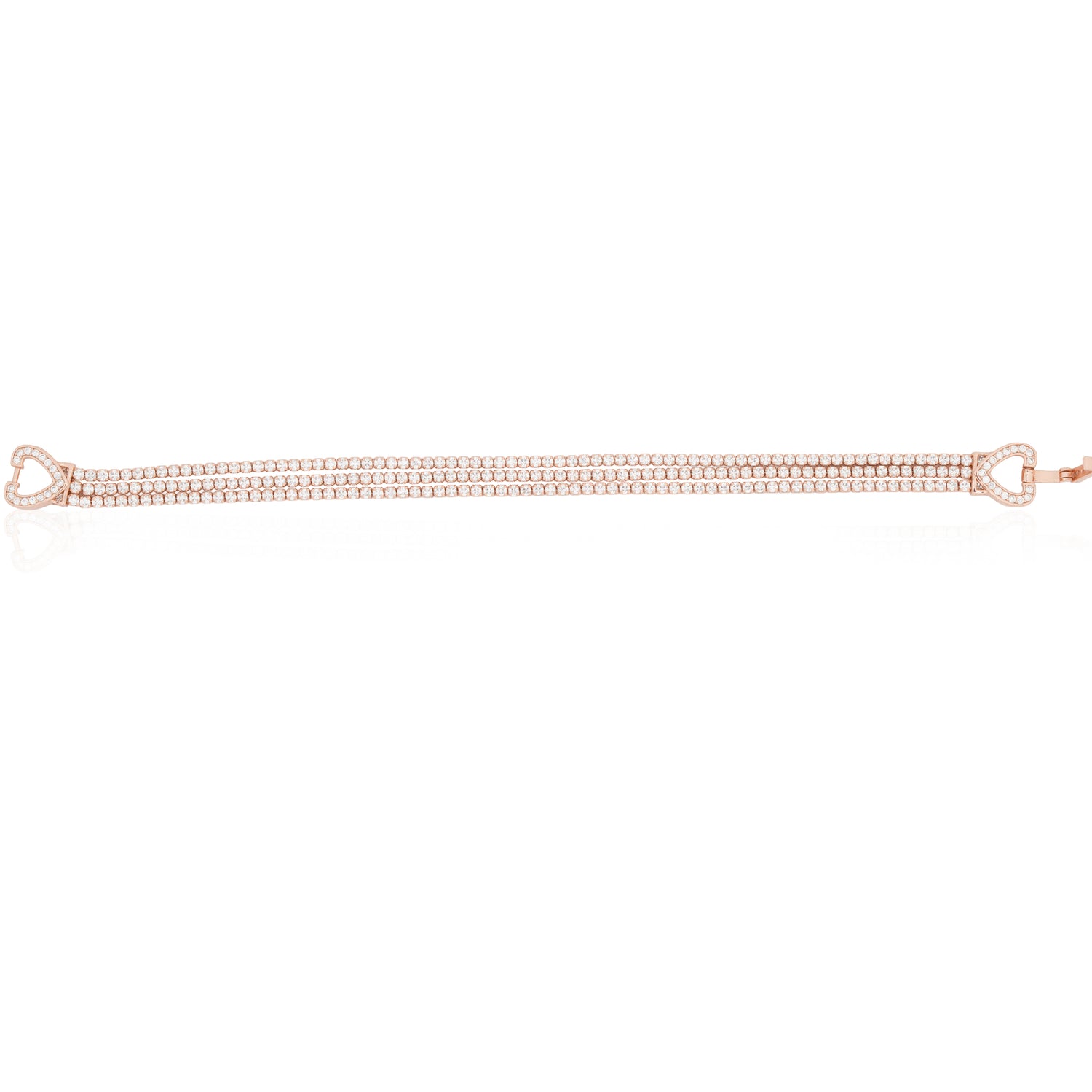Trinity Spark Heart Bracelet