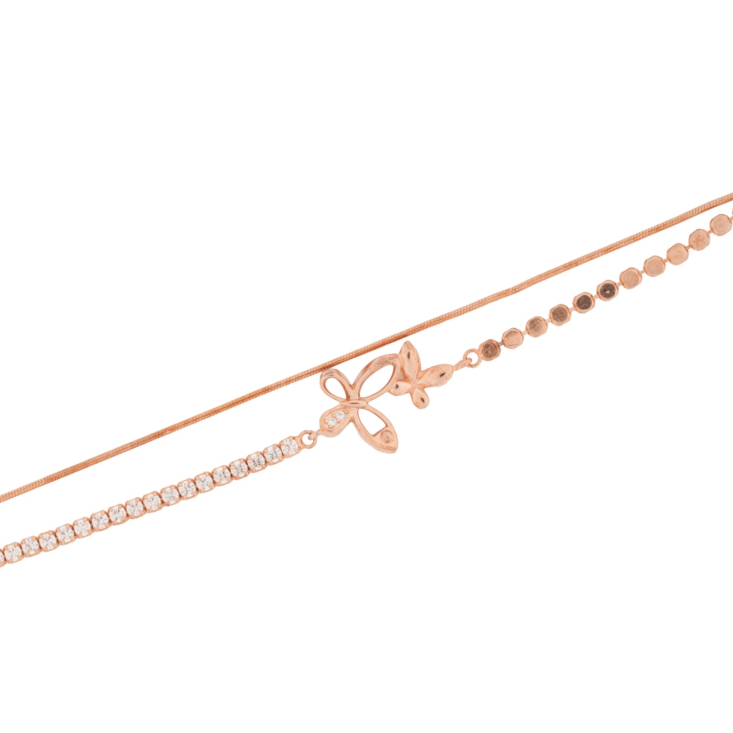 Golden Flutter Duo Bracelet