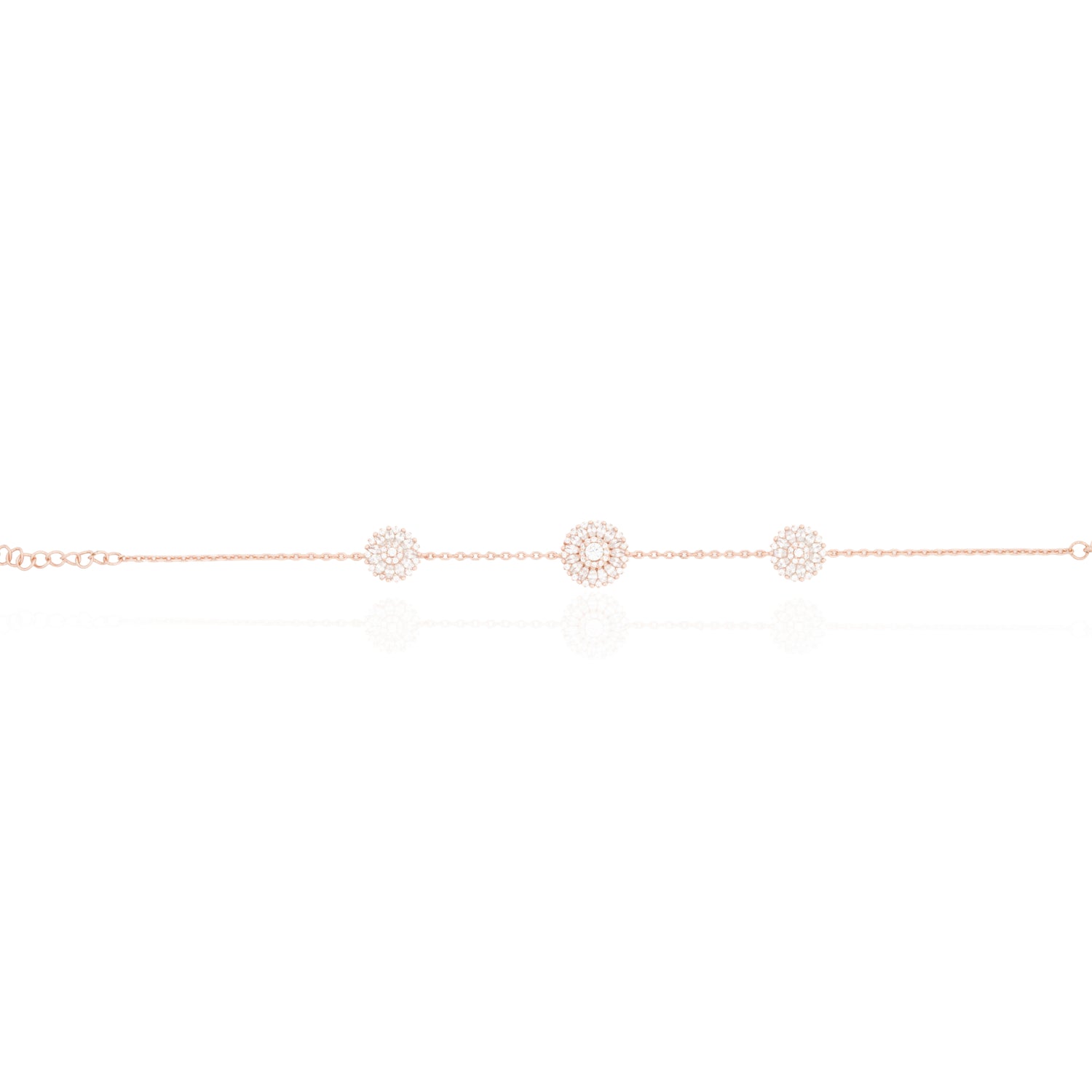 Trio Halo Radiance Bracelet