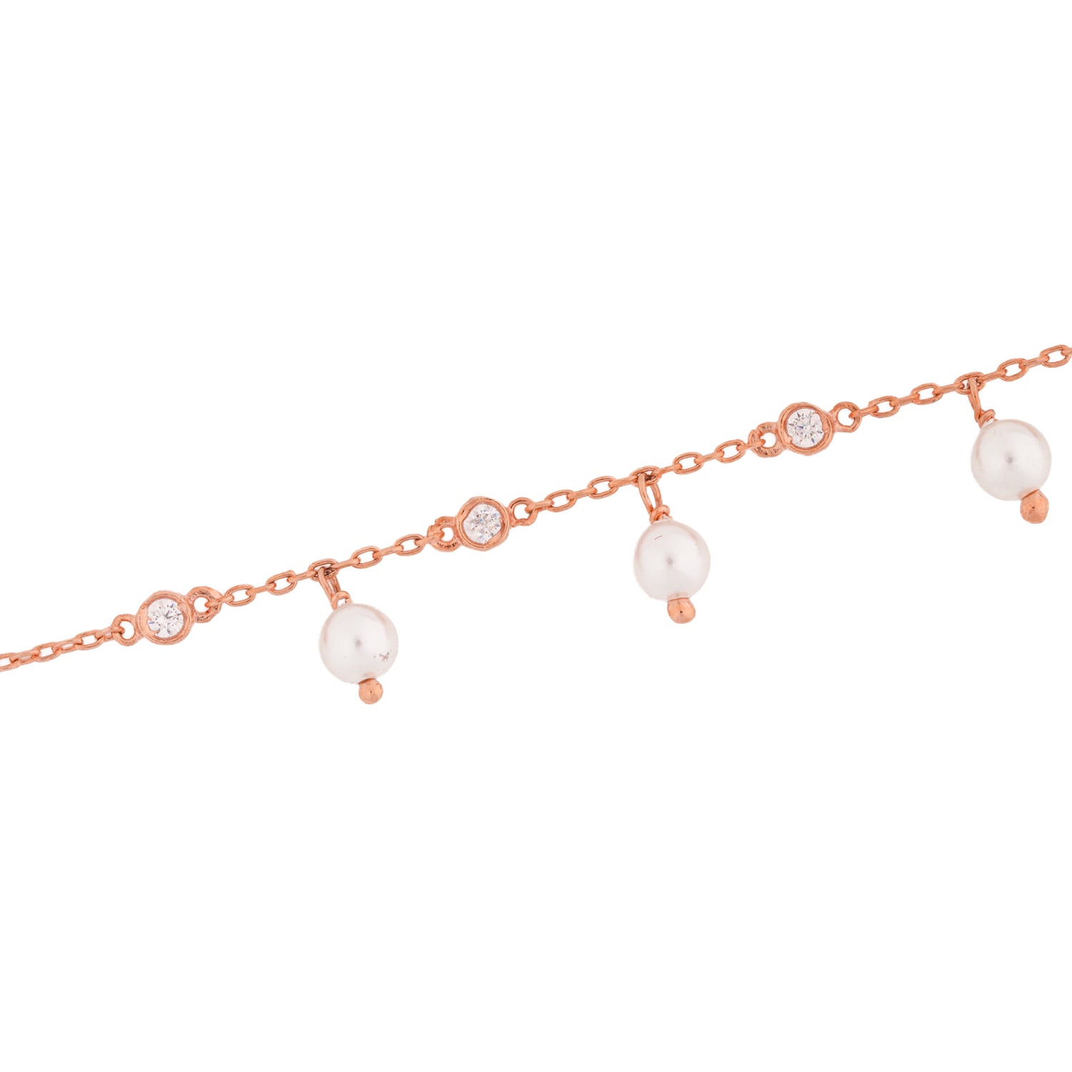 Celestial Pearl Drop Bracelet