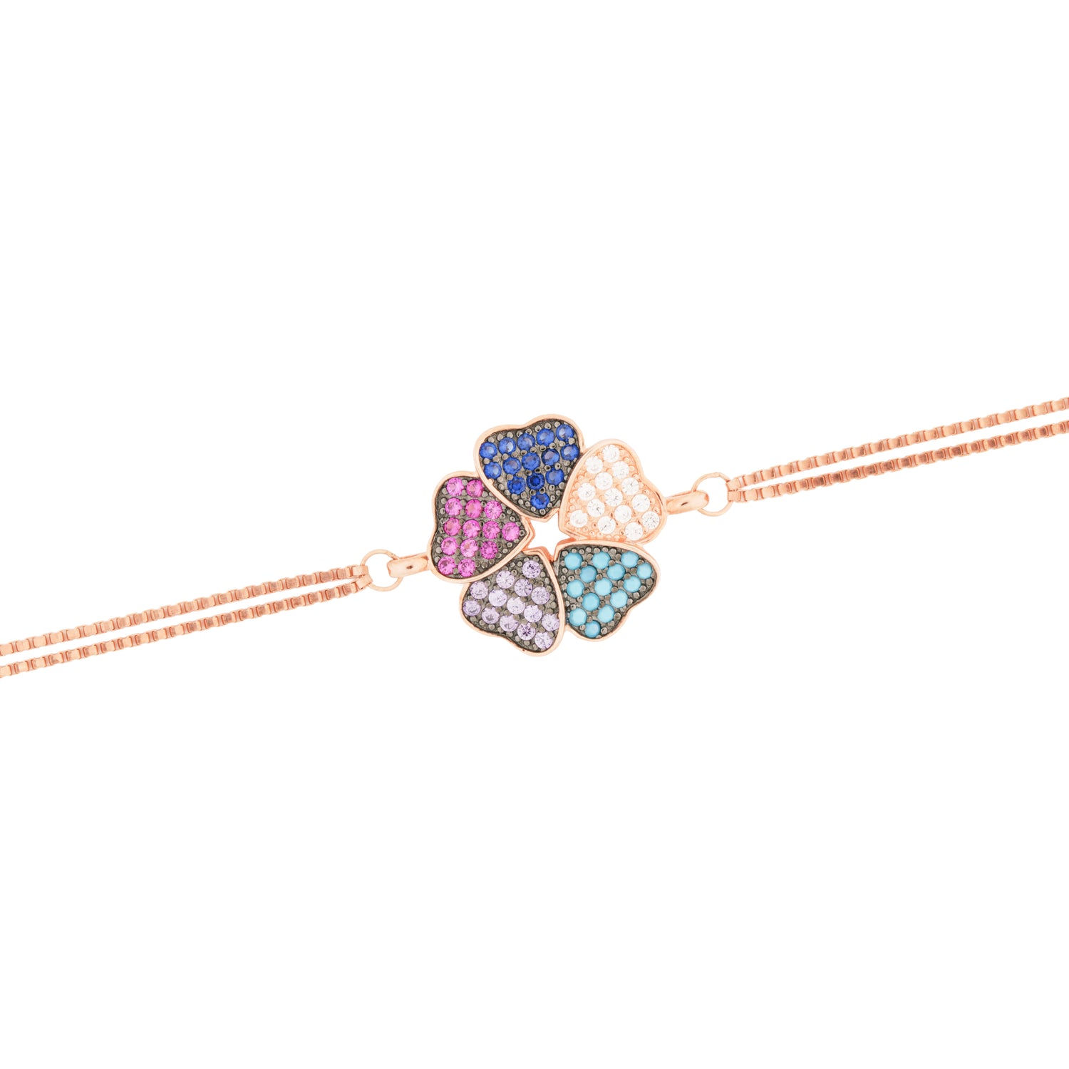 Radiant Heart Blossom Bracelet