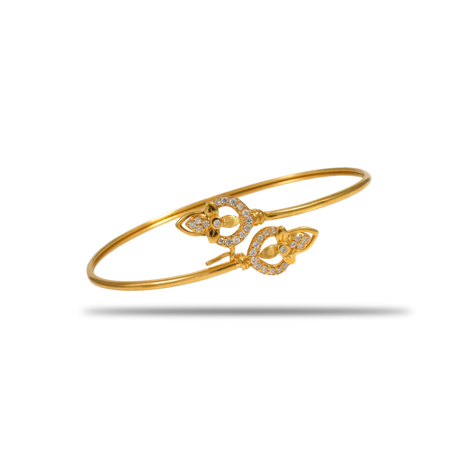 Lumiera crystal radiance zircon silver bracelet radiant gold finish – 417-00187