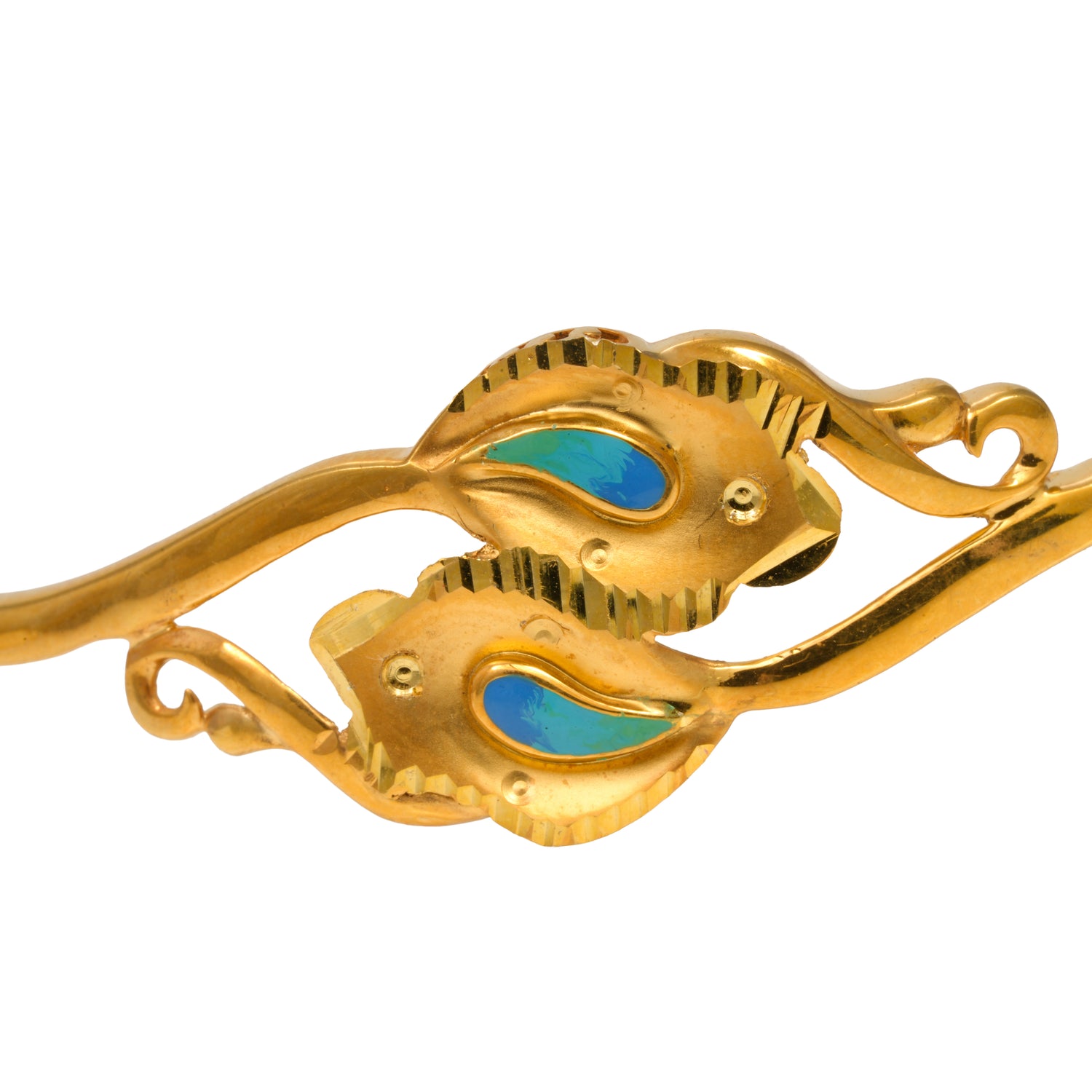 Swanira luxe radiant silver bracelet radiant gold finish – 417-00202